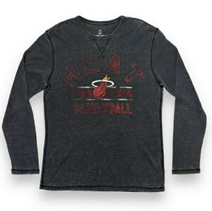 MIAMI HEAT Vintage Look Thermal Long Sleeve Shirt